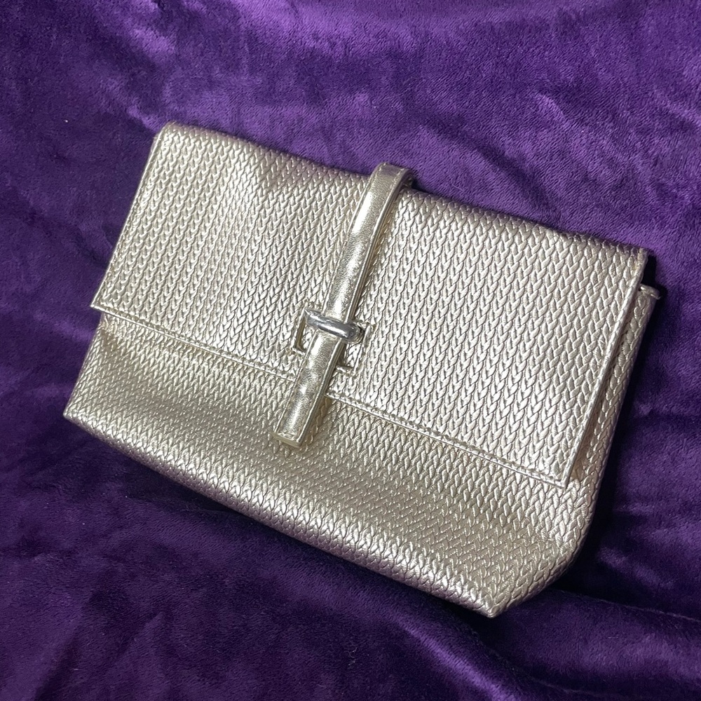 Elegant Gold Clutch Bag